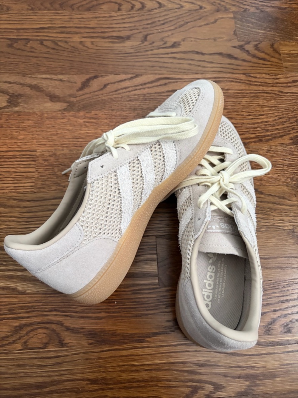 adidas Women’s Handball Spezial Sneakers in Wonder Beige/White